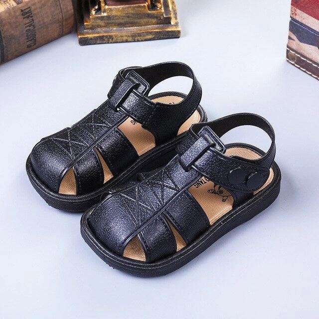 2020 Summer Infant Toddler Shoes Baby Boys Casual Sandals Shoes Non-Slip Breathable High Quality Kids Beach Shoes Kohls Flat Shoes