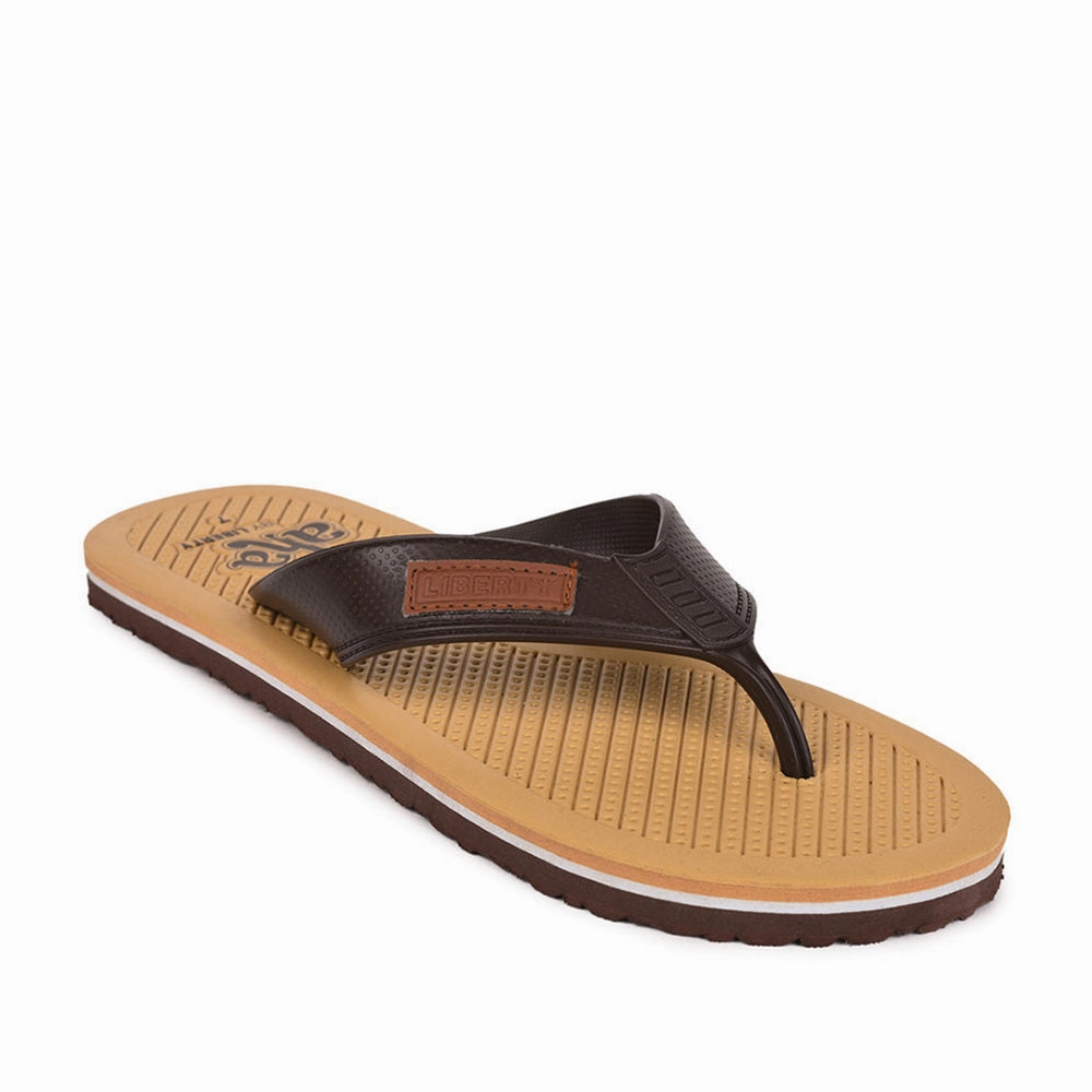 A-HA Casual Beige Flip-Flops For Men HARRISON By Liberty Archie Flip Flops On Sale