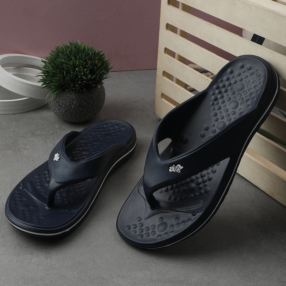 A-HA Casual Blue Flip Flop For Men BEACHTIME By Liberty Flo Jo's Flip Flops