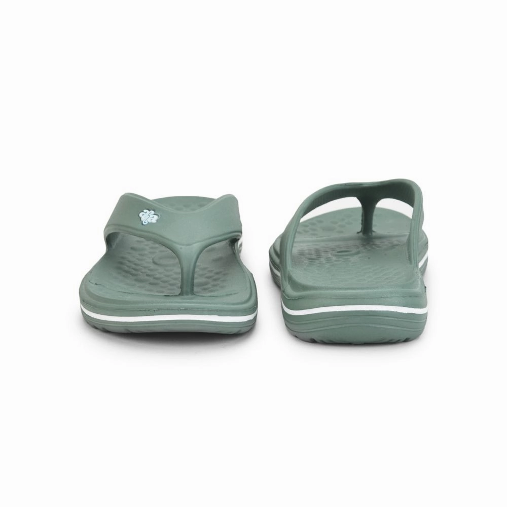 A-HA Casual Green Flip Flop For Men BEACHTIME By Liberty Octopus Flip Flops
