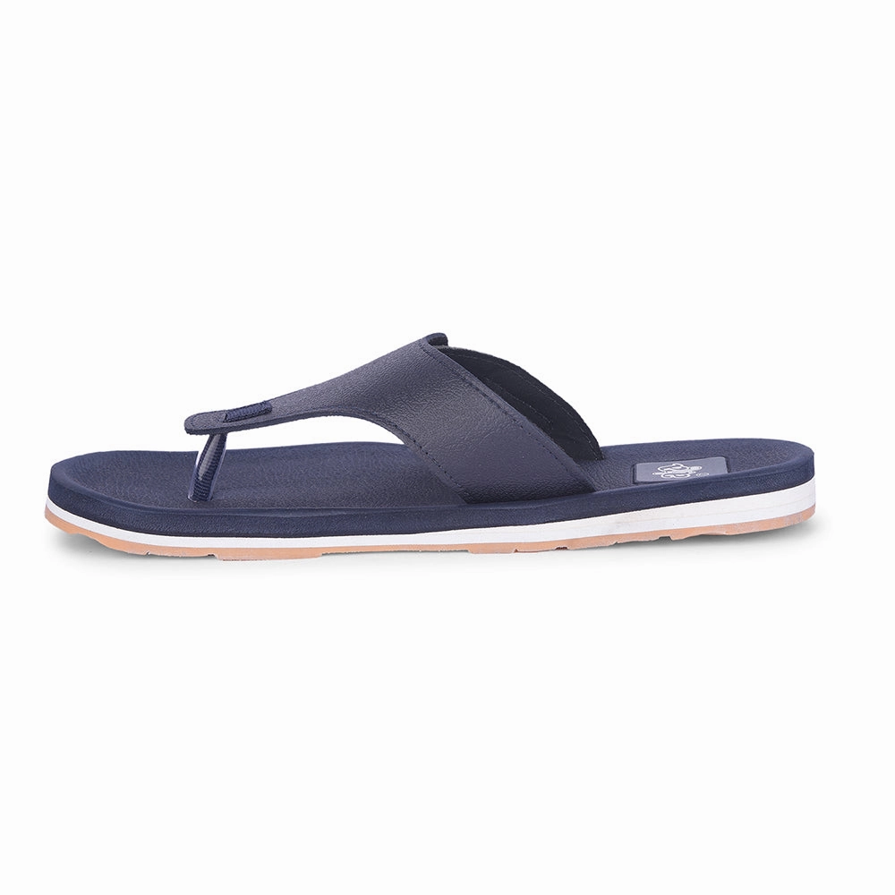 A-HA Casual Navy Blue Flip Flop For Men ANCO-01 By Liberty Surf Wear Flip Flops