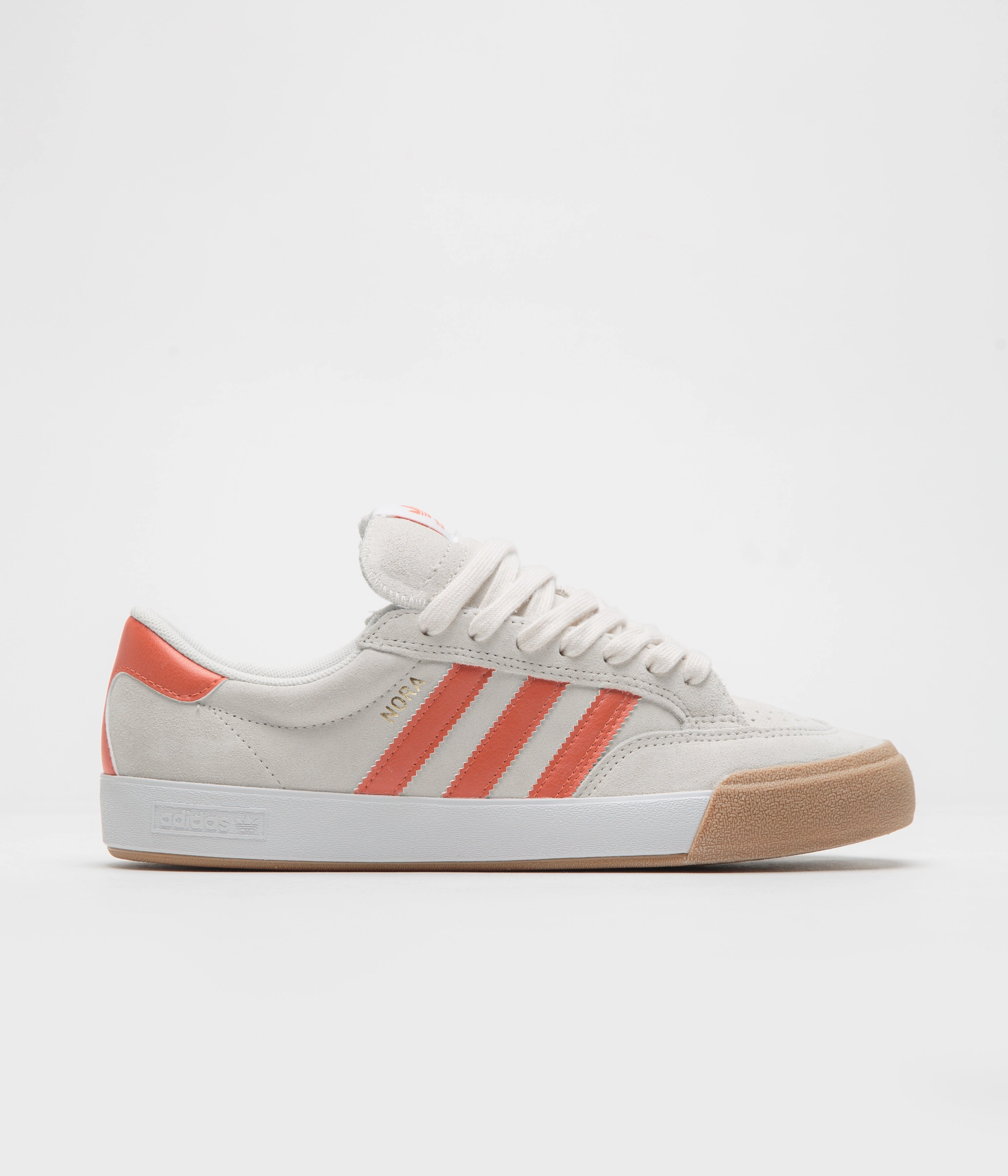Adidas Nora Shoes - Wonder White / Orange / Gum4 Adidas 3ssb Shoes