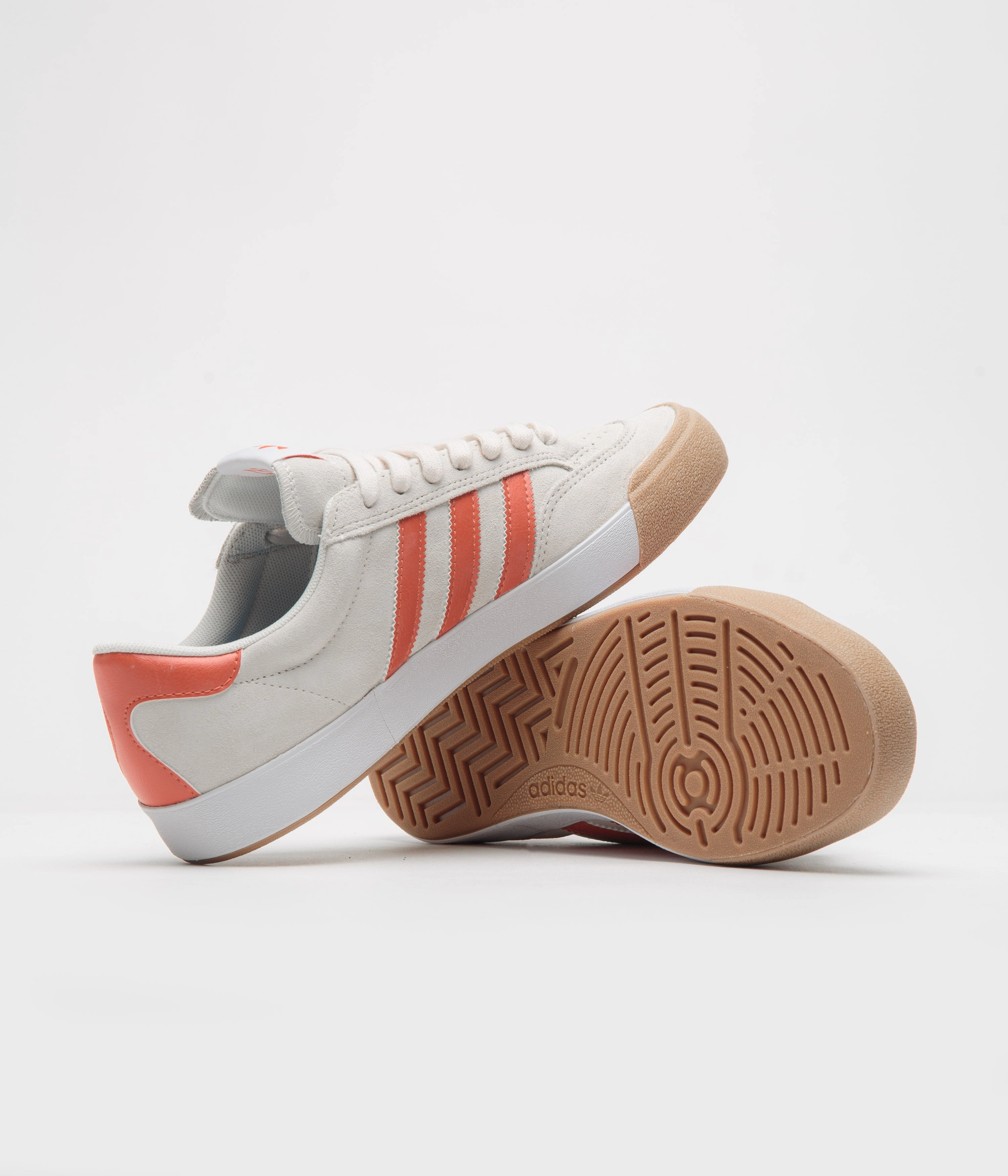 Adidas Nora Shoes - Wonder White / Orange / Gum4 Adidas Spzl Shoes