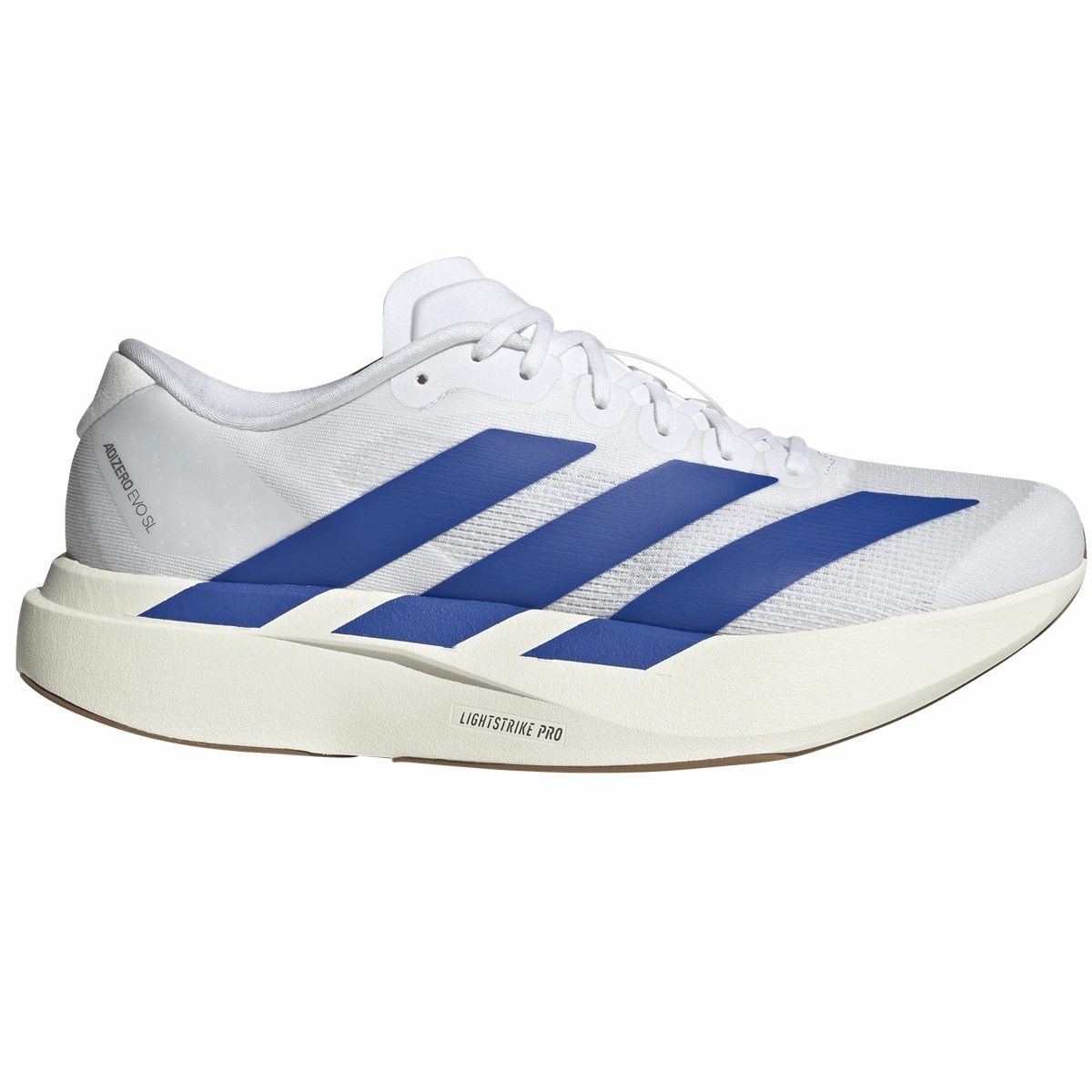 Adidas Sea Plastic Shoes adidas Adizero Evo SL Running Shoes - Mens - White/Team Royal