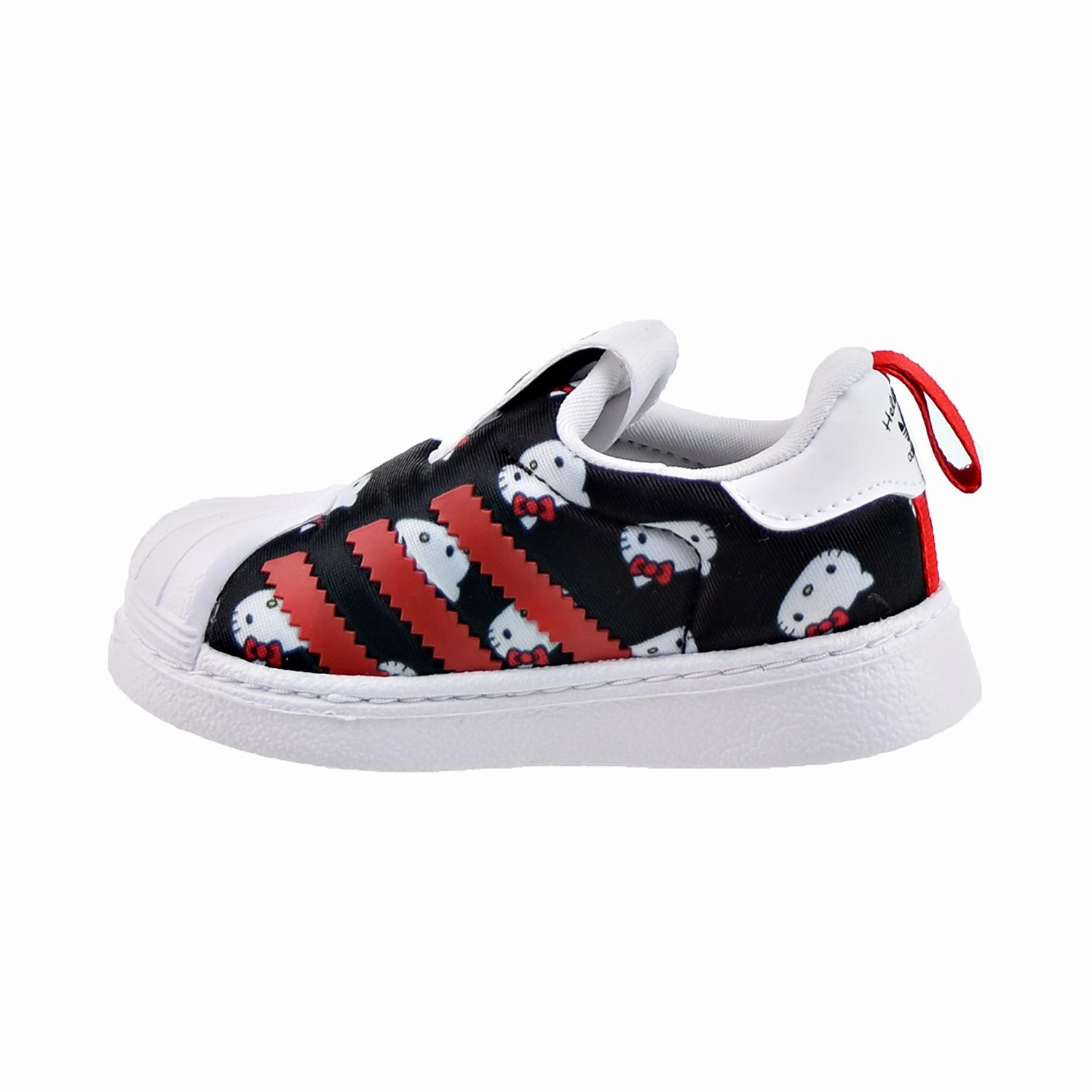 Adidas Hello Kitty Superstar 360 Toddlers Shoes Cloud White-Core Black-Vivid Red Adidas Nmd Tennis Shoes