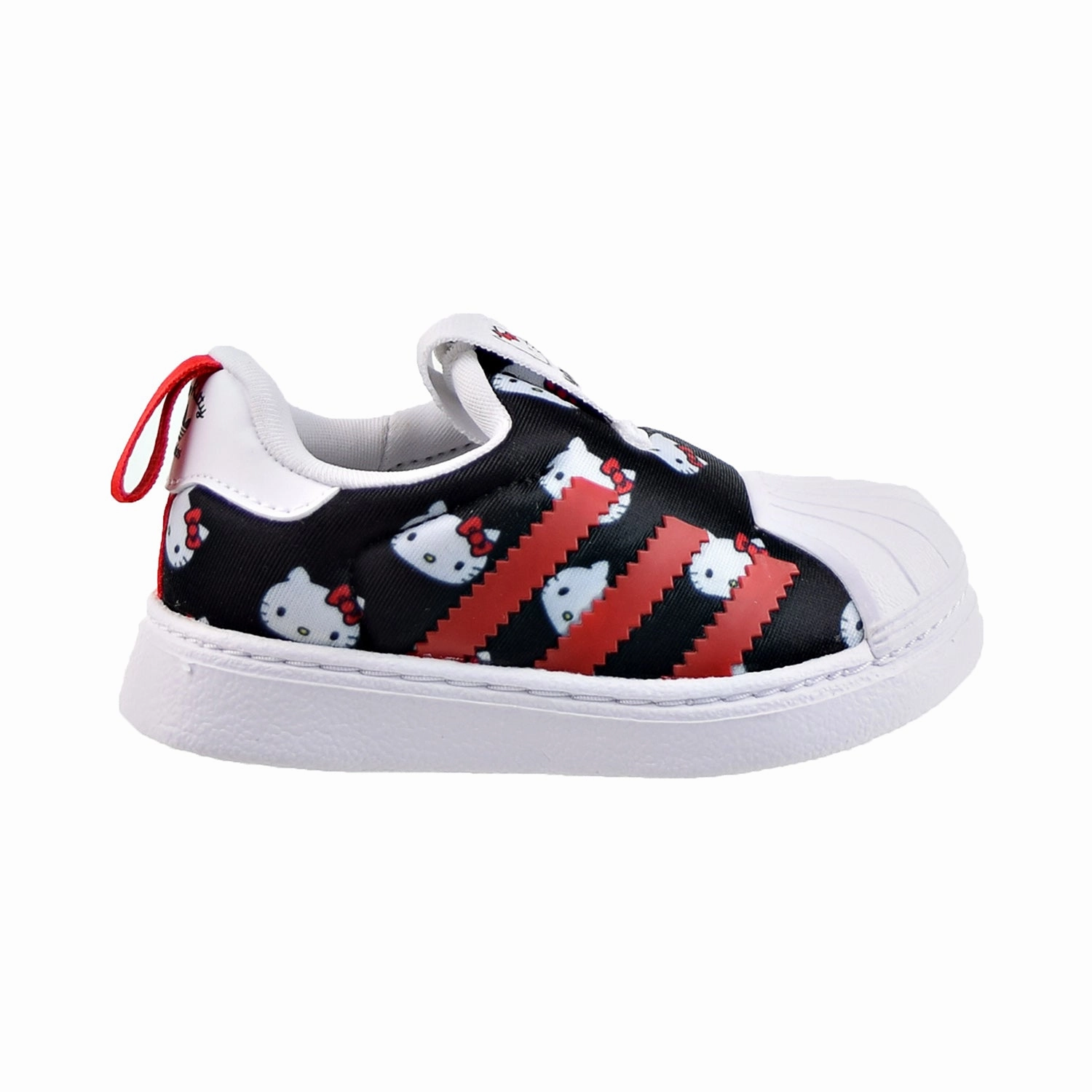 Adidas Hello Kitty Superstar 360 Toddlers Shoes Cloud White-Core Black-Vivid Red Jeremy Scott Wings Shoes Adidas