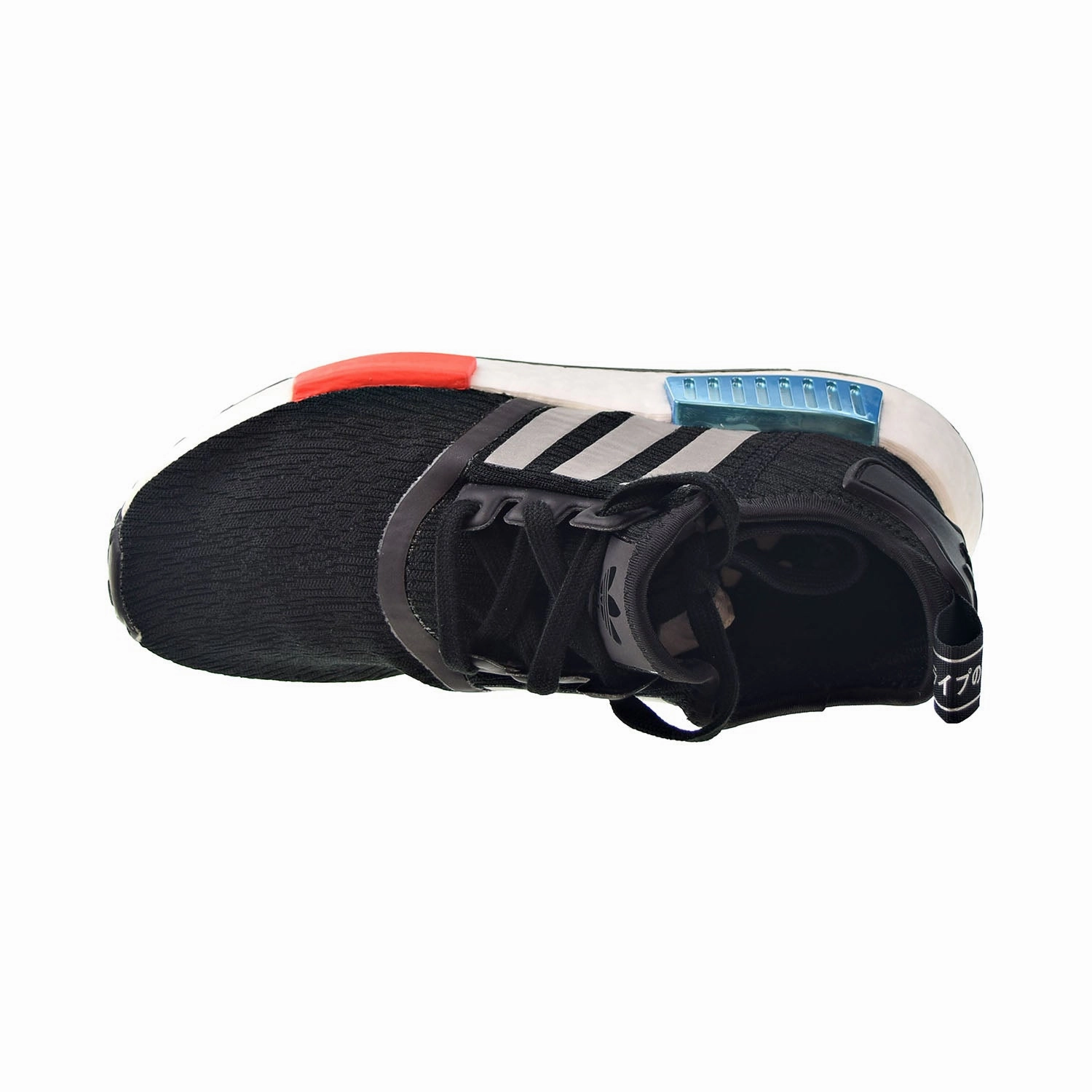 V2k Runtekk Running Shoes Adidas NMD_R1 Men's-Big Kids' Shoes Black-Blue-White