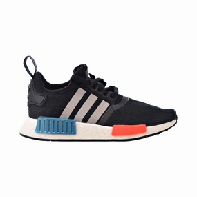 Adidas NMD_R1 Men's-Big Kids' Shoes Black-Blue-White Pathos For Running Shoes