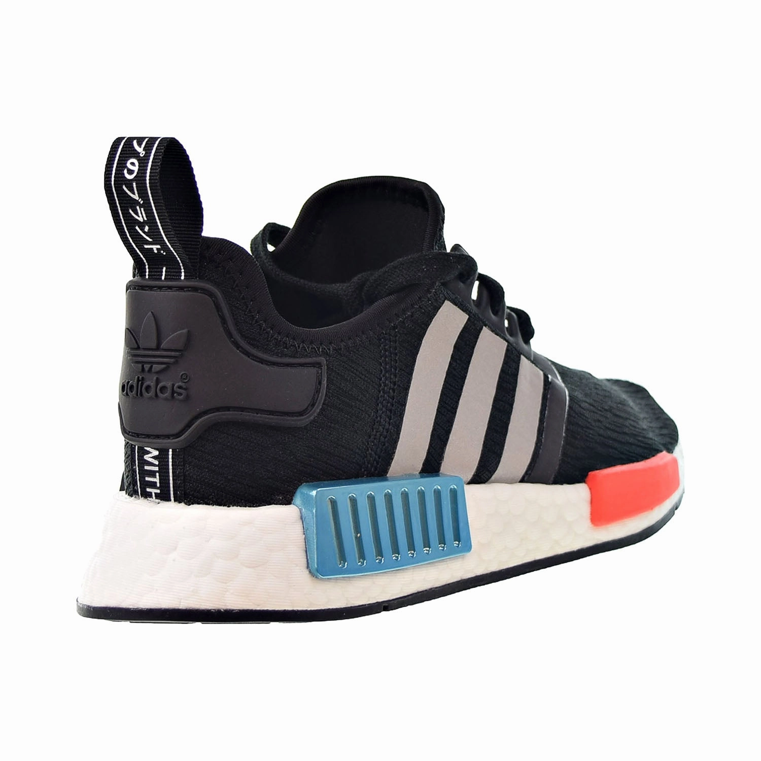Best Cushioned Trail Running Shoes Adidas NMD_R1 Men's-Big Kids' Shoes Black-Blue-White