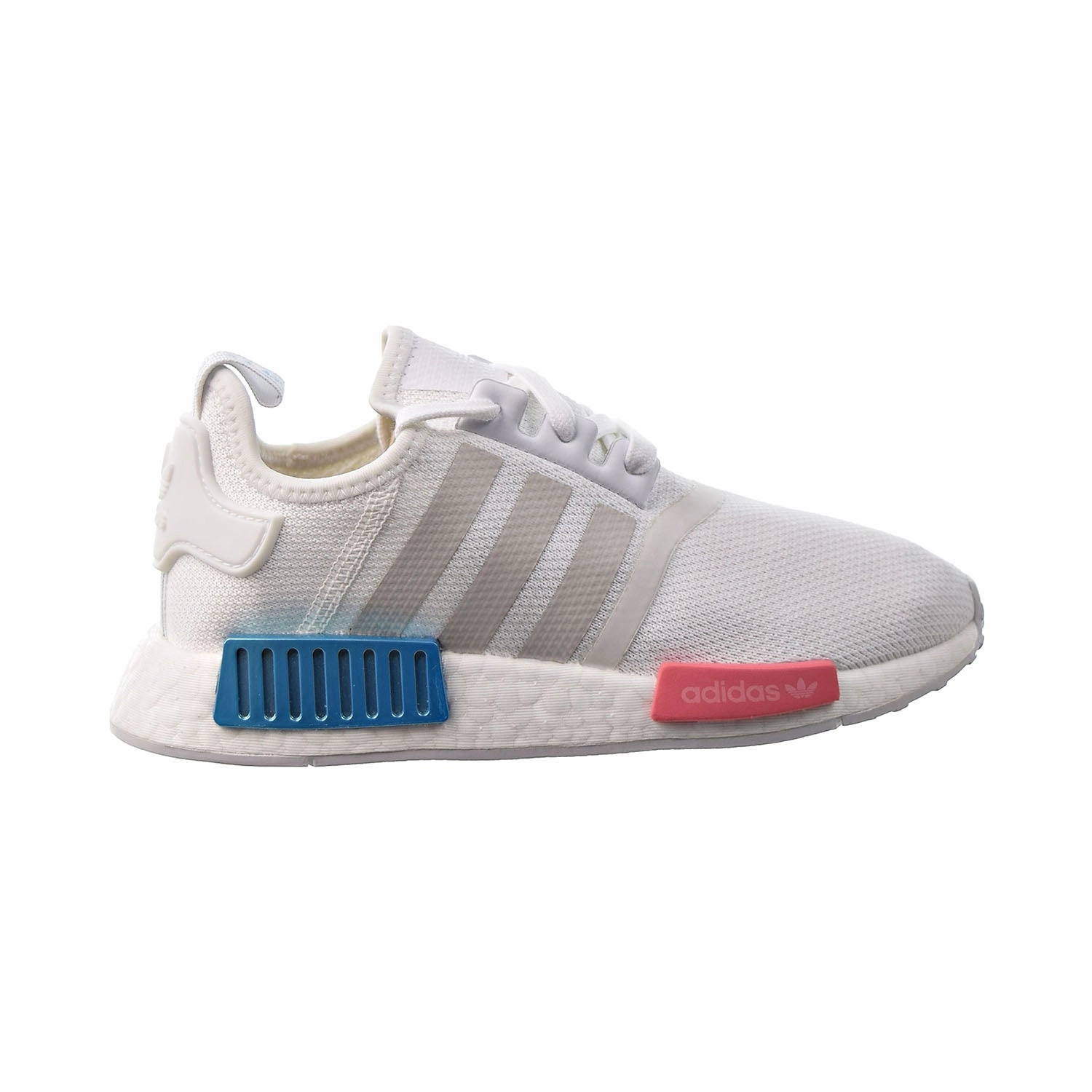 Adidas NMD R1 Women's Shoes White-Grey-Hazy Rose Running Shoes Classic