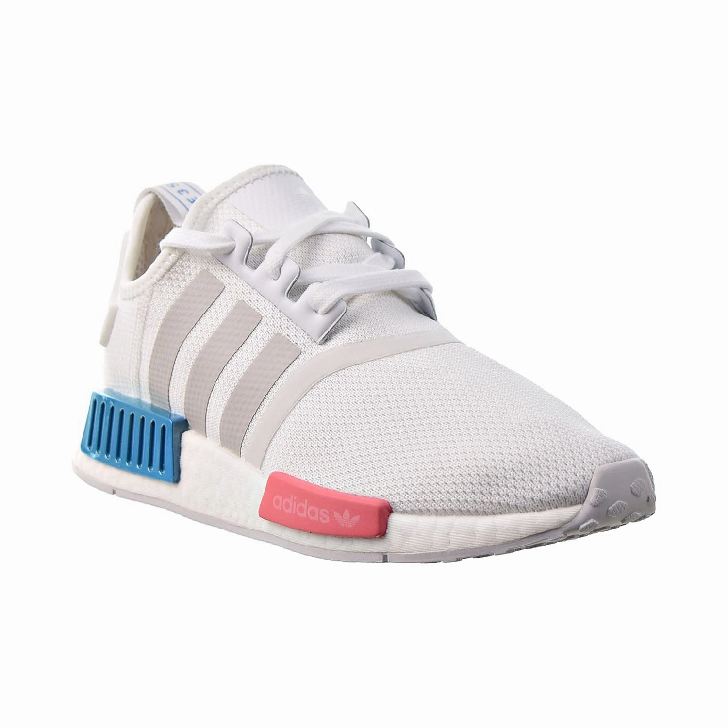 Adidas NMD R1 Women's Shoes White-Grey-Hazy Rose Running Shoe Ratings