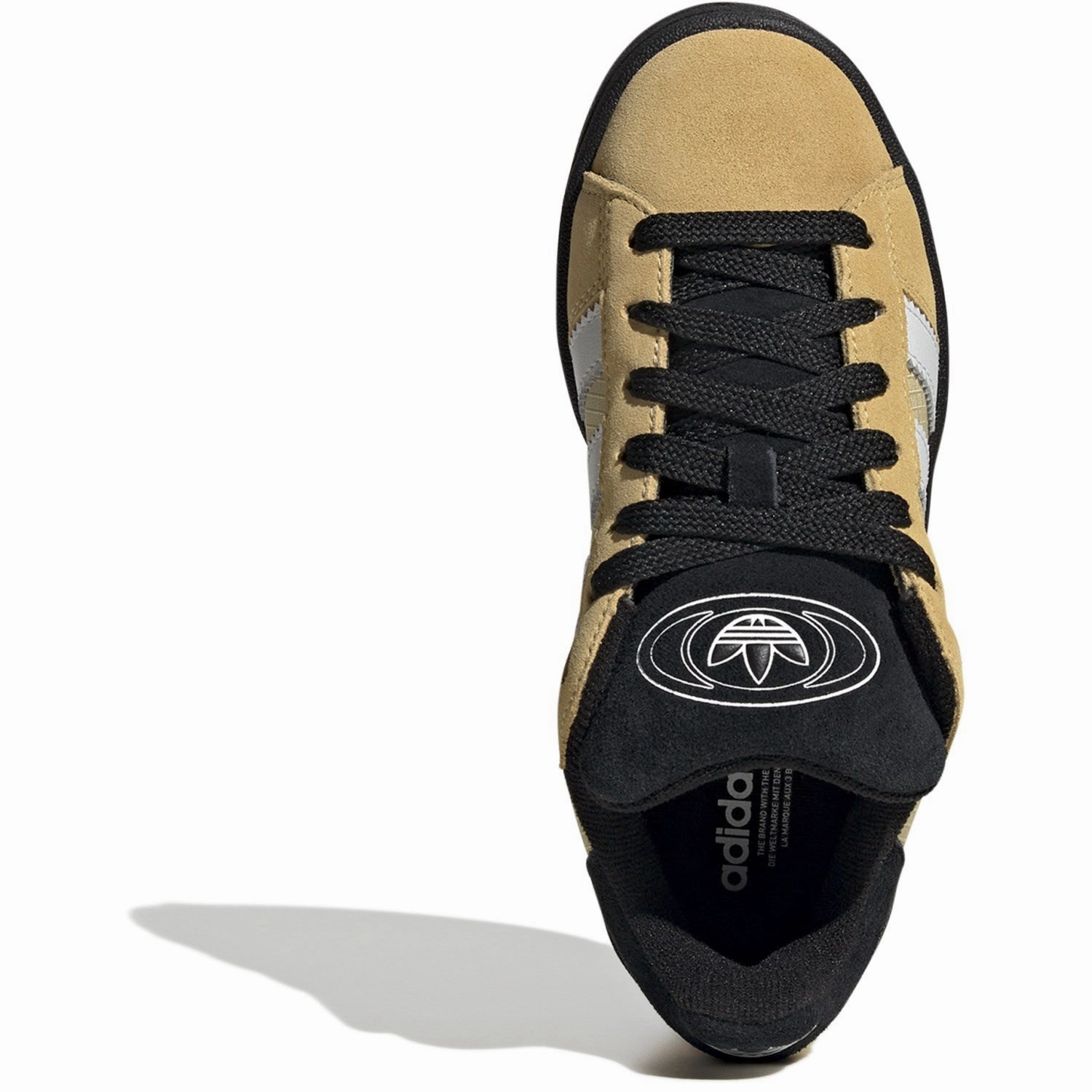 adidas Originals Oat/Crystal White/Core Black Campus 00S J Sneakers Trae Young Adidas Shoes