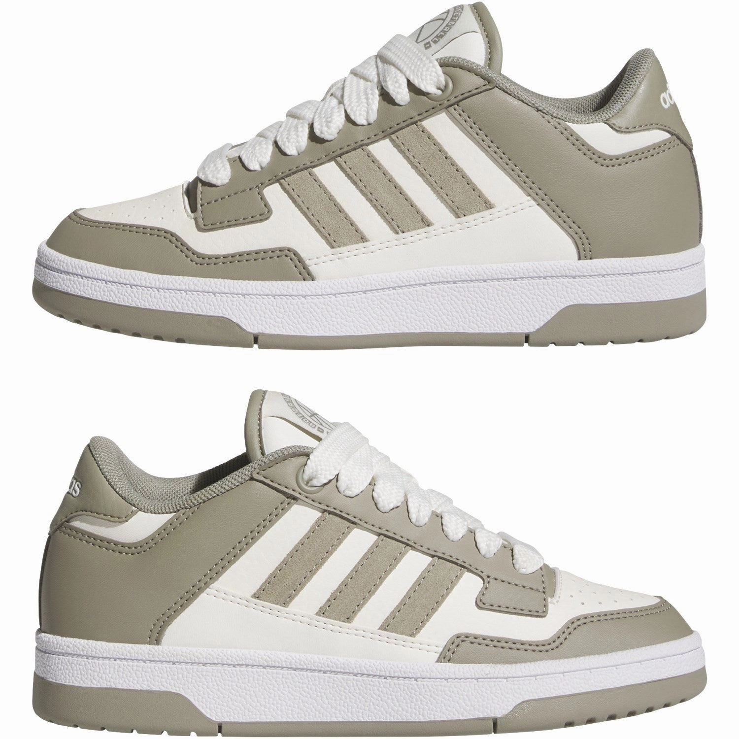 Athletic Shoes Adidas adidas Originals Silver Pebble/Cloud White/Ftwr White Rapid Court Low J Sneakers