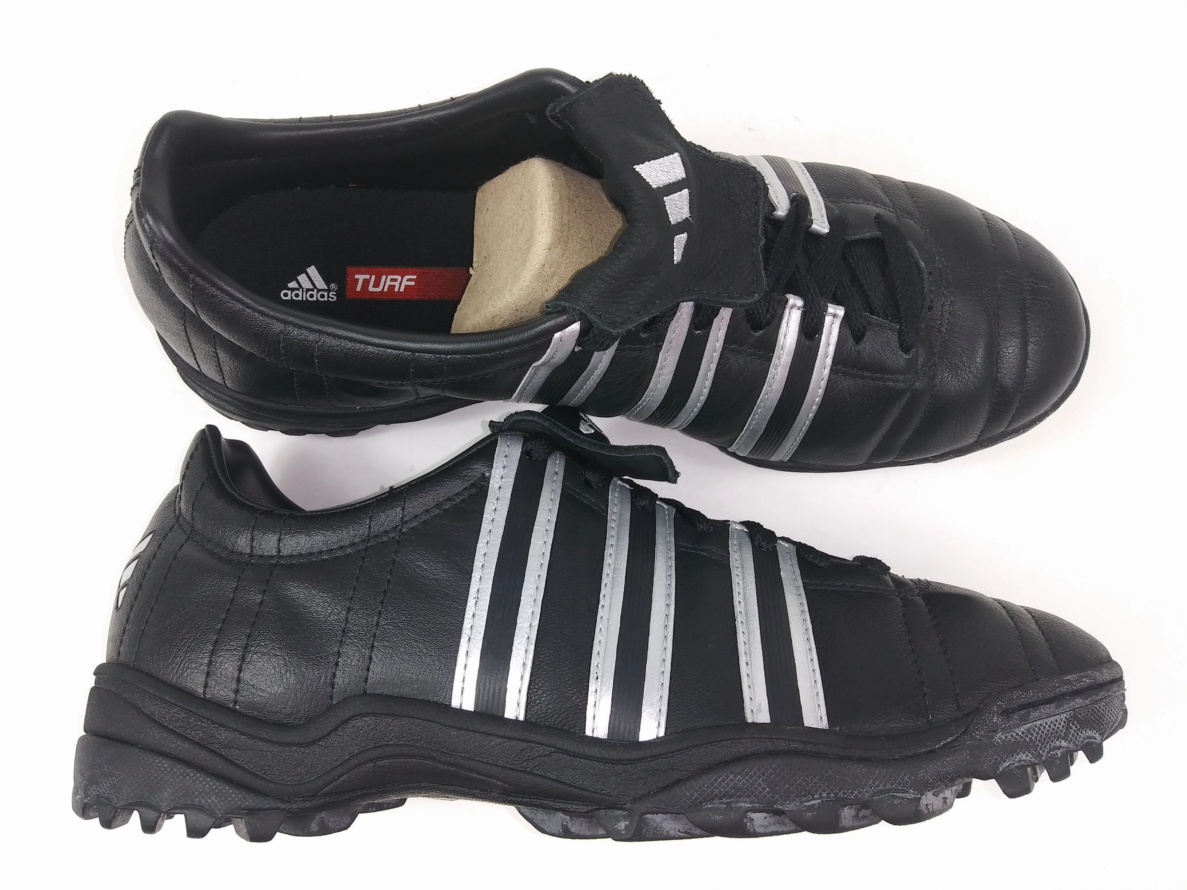 Adidas Rialto Black Grey Turf Shoes Adidas 404 Shoes