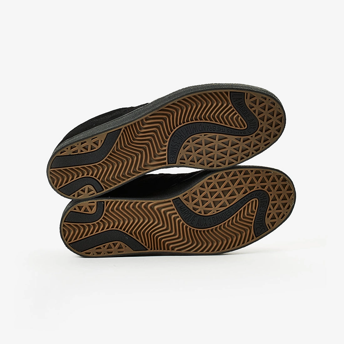 Adidas Skateboarding Puig Indoor Skate Shoes - Core Black/Core Black/Gum Adidas Plain Shoes