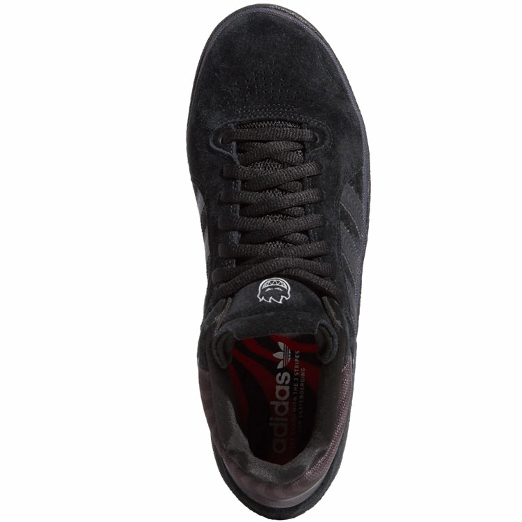 Adidas Skateboarding Tyshawn X Spitfire Skate Shoes - Black/Black/Silver Skate Shoes Not Made In China