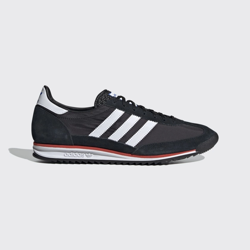 Adidas SL 72 "Football Pack" - Core Black / Yellow / Red Adidas Shoes Zappos