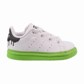 Adidas Stan Smith EL I Toddlers' Shoes Cloud White-Team Semi Solid Green Adidas Harden Stepback 3 Basketball Shoes