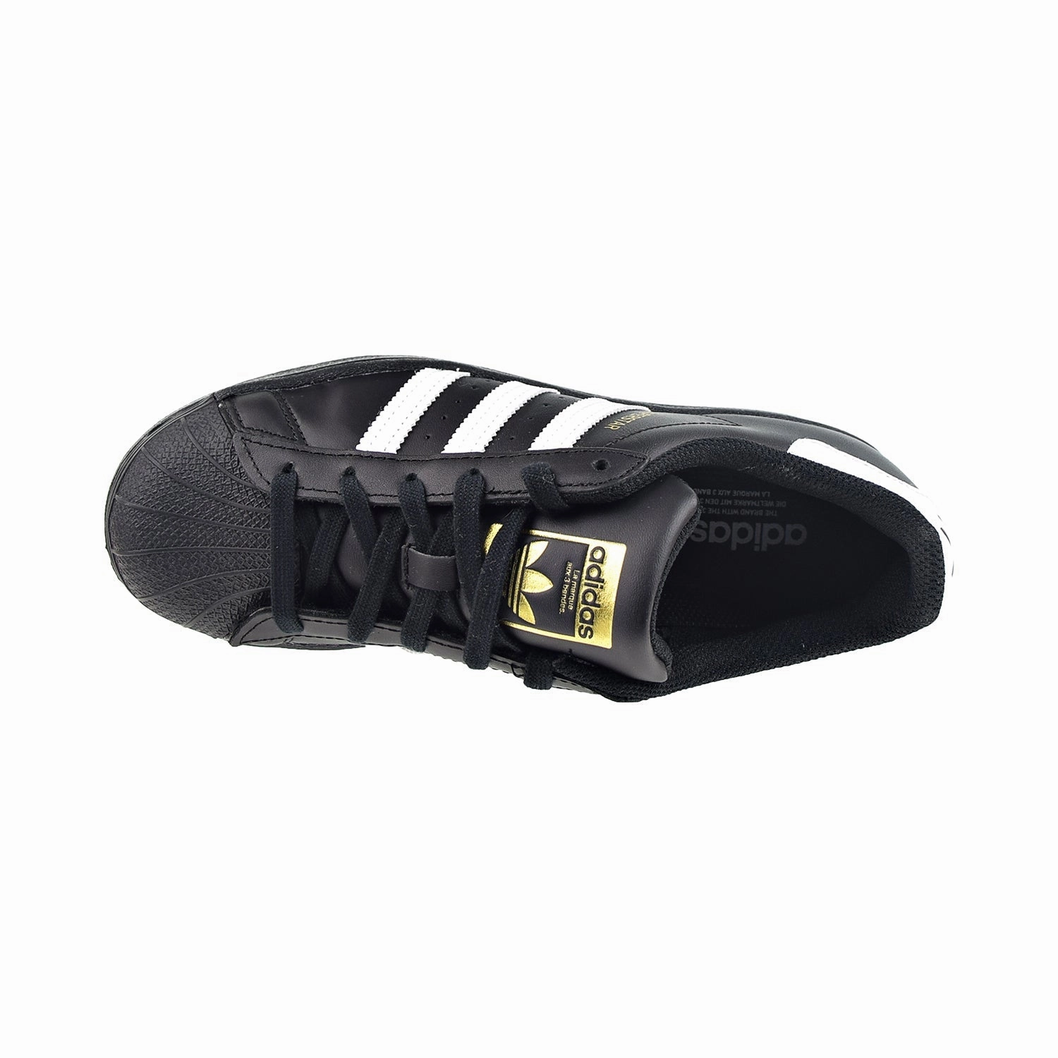 Adidas Superstar J Big Kids' Shoes Core Black/Cloud White Adidas Q Shoes