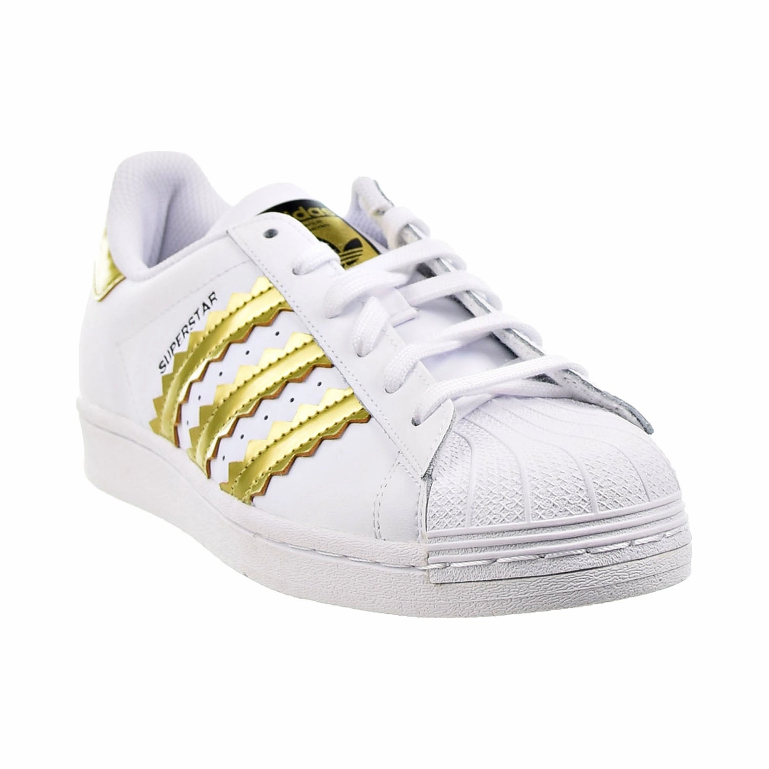 Adidas Superstar Women's Shoes Cloud White-Matte Gold-Core Black Adidas Adizero Afterburner 8 Turf Baseball Shoes
