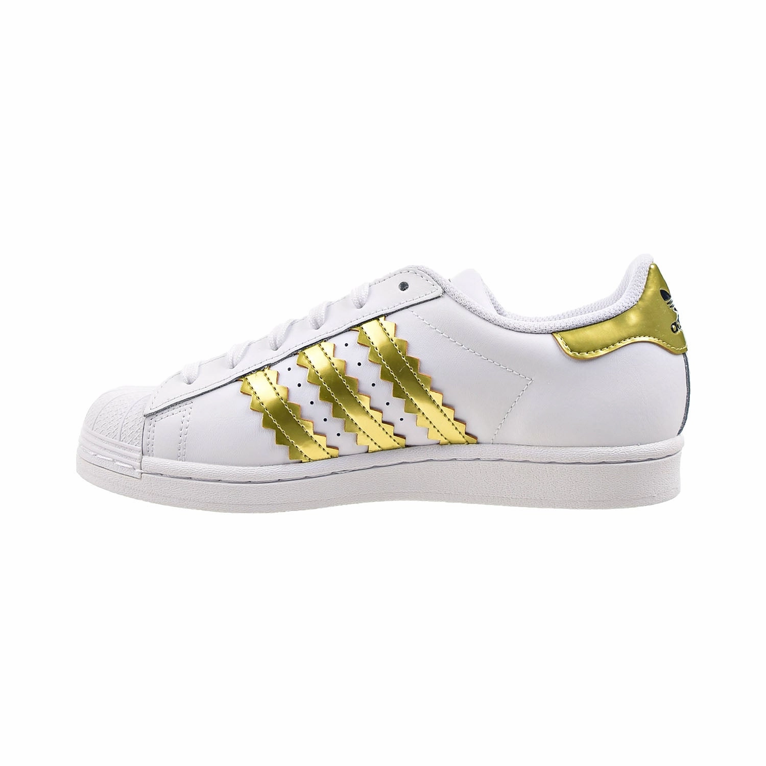 Adidas Shoes Size 5 Adidas Superstar Women's Shoes Cloud White-Matte Gold-Core Black