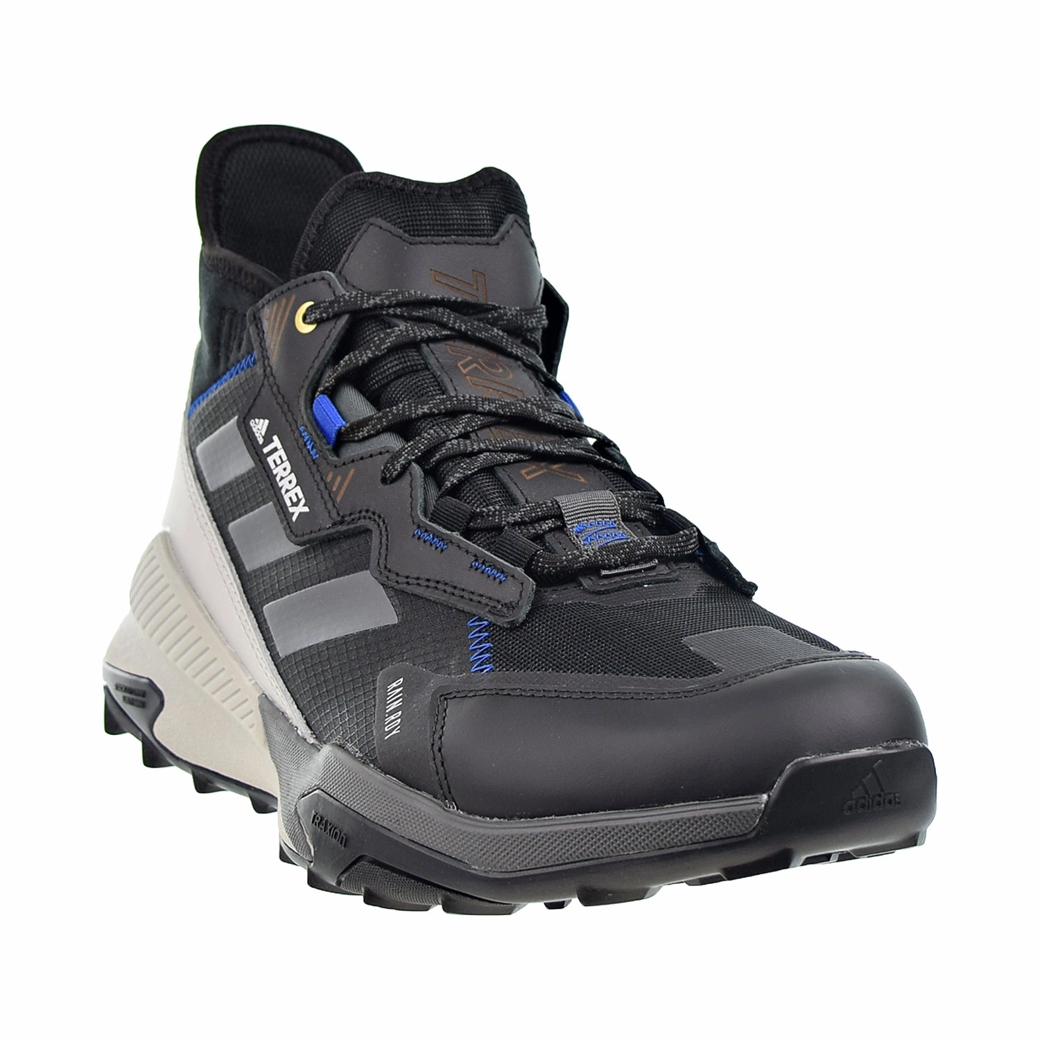 Targhee Iv Vented Hiking Shoes Adidas Terrex Hyperblue Mid Rain.RDY Hiking Men's Shoes Core Black-Grey