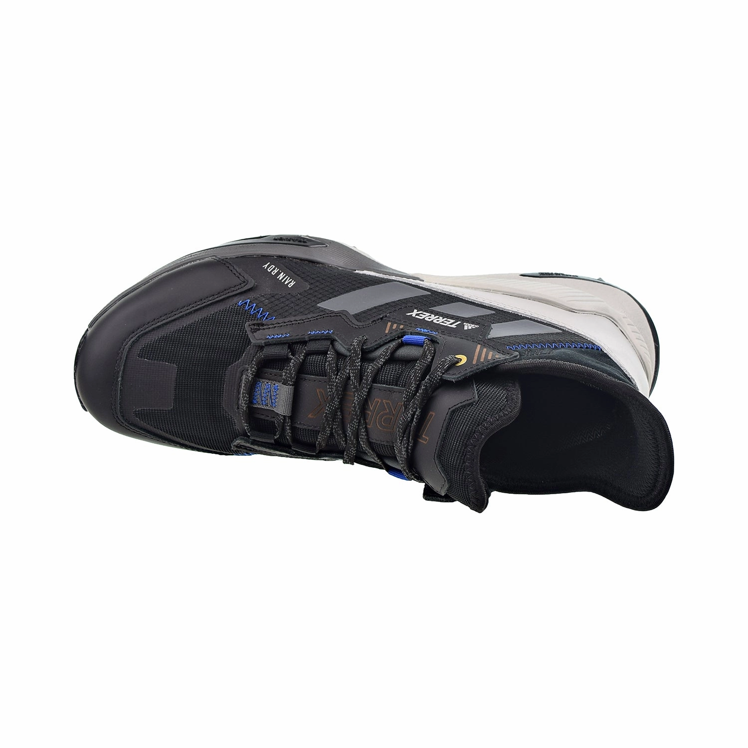 Adidas Terrex Hyperblue Mid Rain.RDY Hiking Men's Shoes Core Black-Grey Gore Tex Hiking Shoes