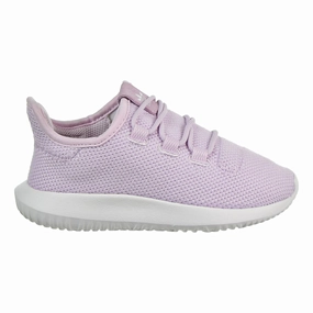 10mm Drop Running Shoes Adidas Tubular Shadow C Little Kid's Shoes Pink/White