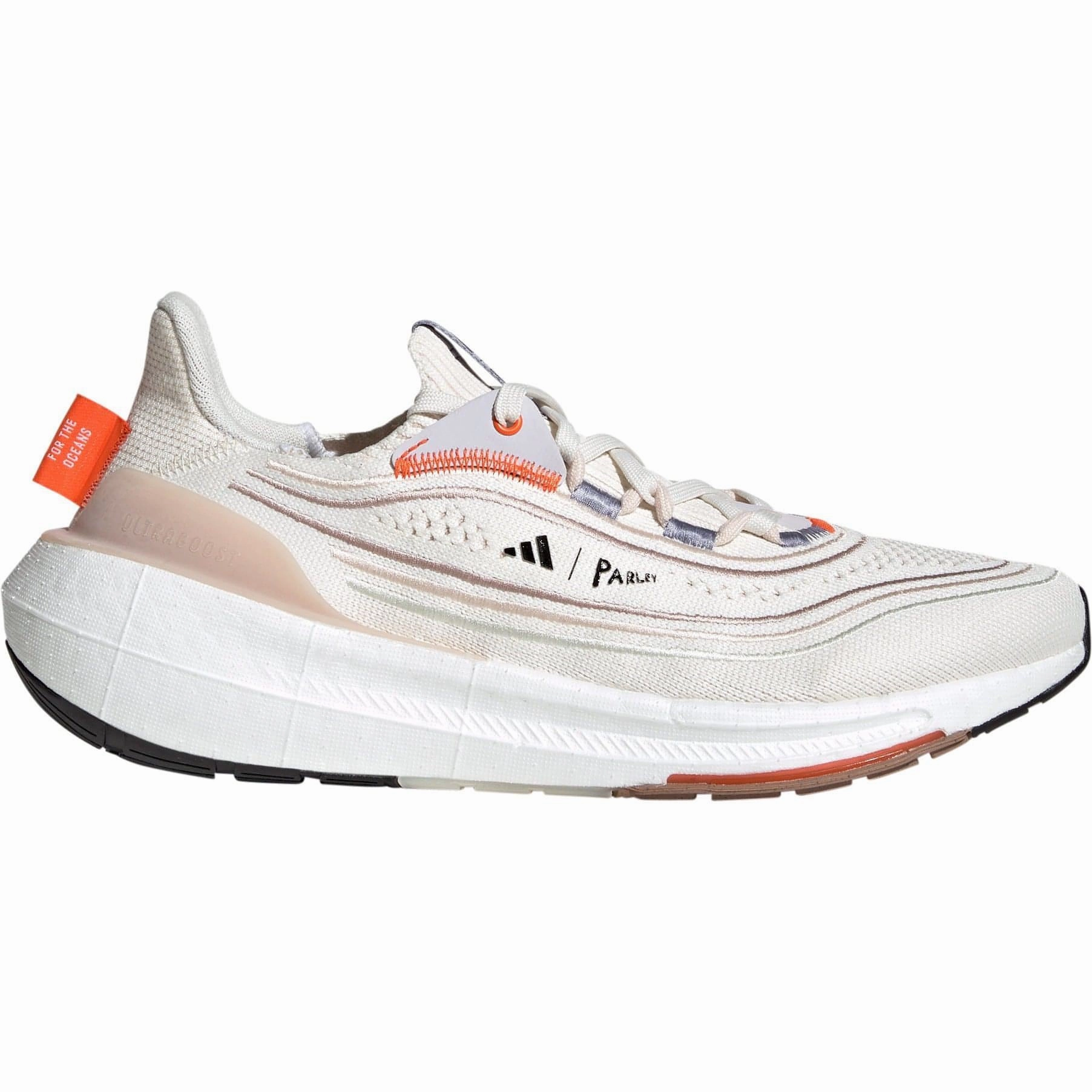 adidas Ultra Boost Light X Mens Running Shoes - White Adidas Rhinestone Shoes