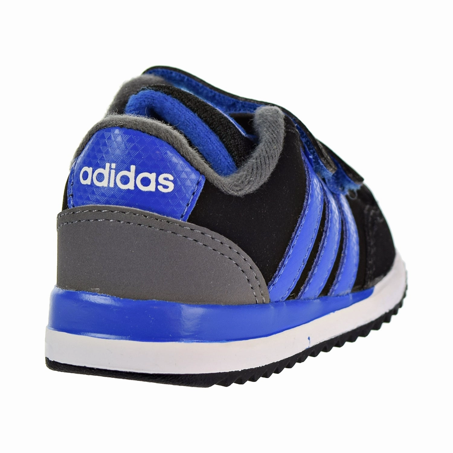 Adidas V Jog CMF Toddlers Core Black/Blue/Grey Running Shoes For Trail Running