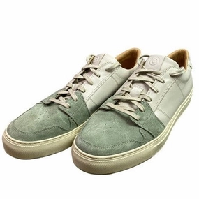 GREATS Brooklyn Shoes Mens 13 Italian Leather Sneakers Suede Extra Wide Casual Dress Shoes