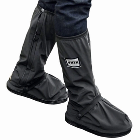 Black Waterproof Rain Boot (over shoe) Waterproof Hiking Boot