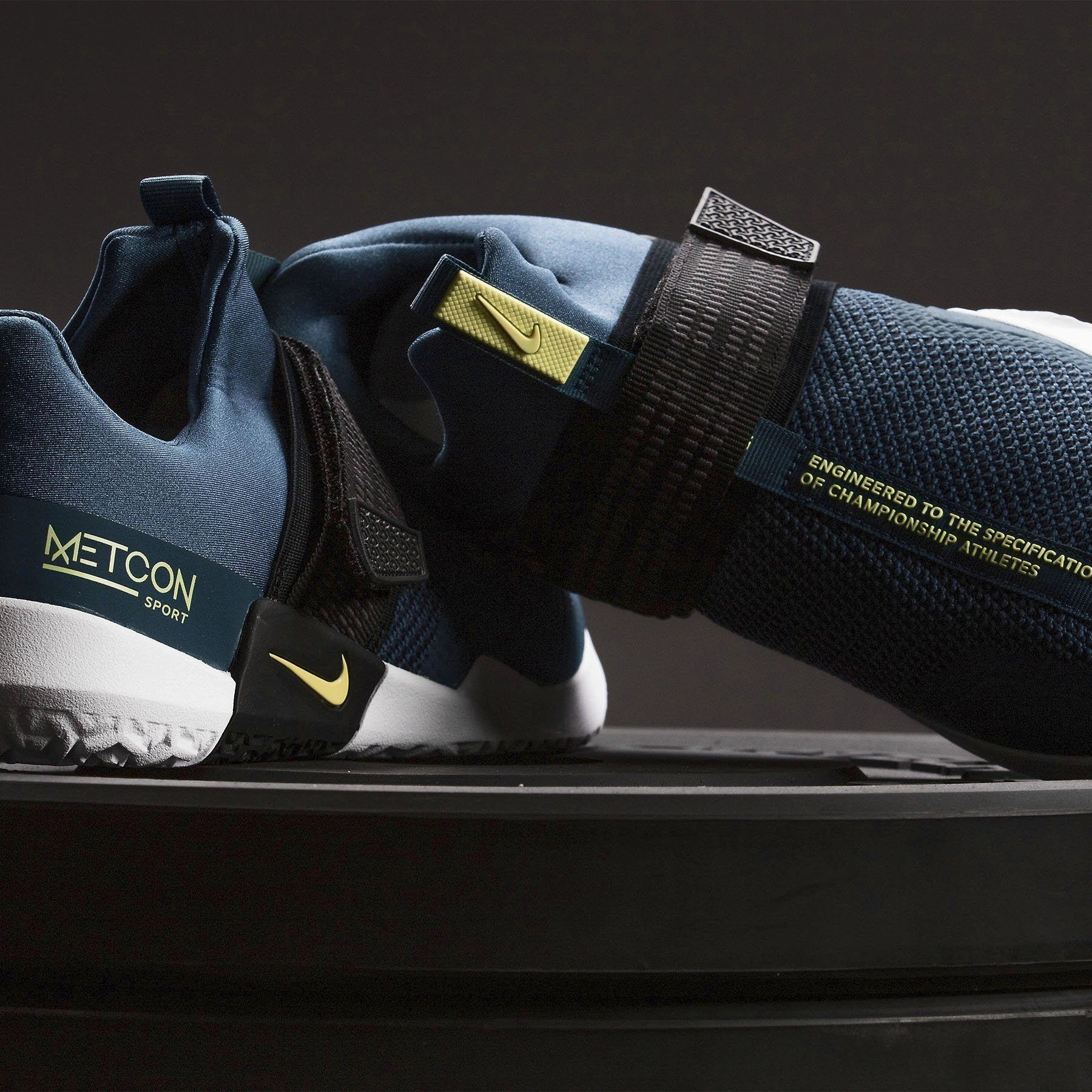 Best Asics Outdoor Running Shoes Nike - Metcon Sport Men's Training Shoes - Blue Force/Dynamic Yellow/Black/White