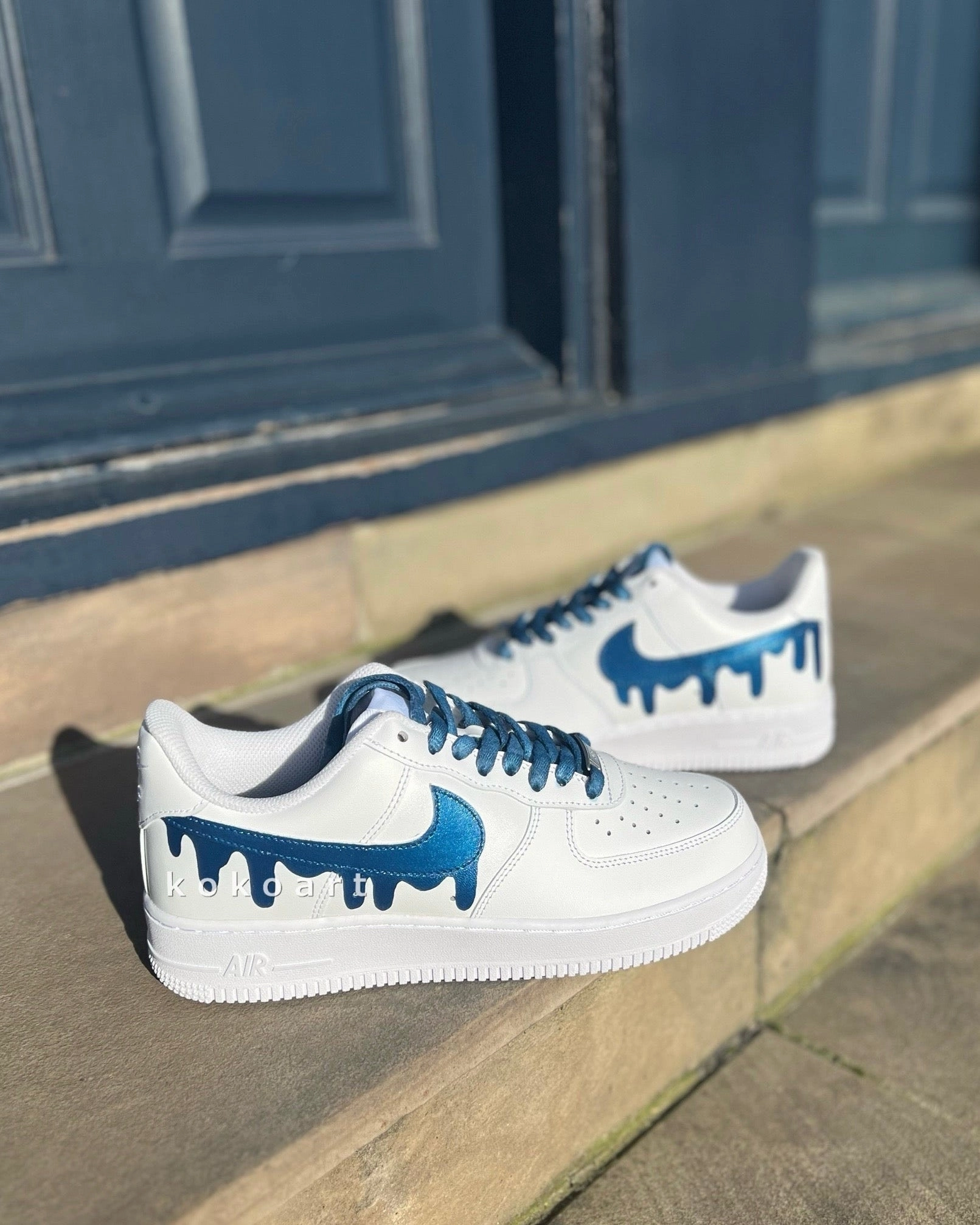 AF1 Shimmery Dripping Asics Upcourt 6 Indoor Court Shoes