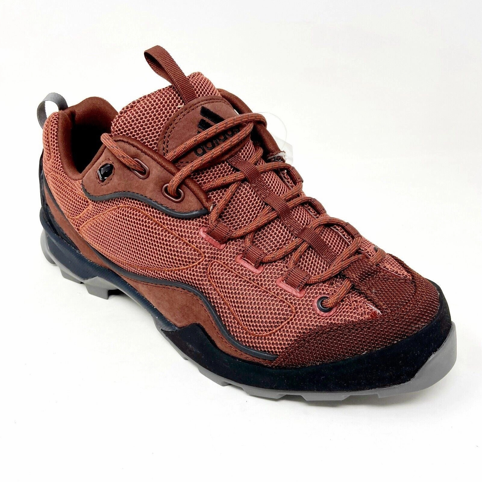 Adidas Sahale X Night Sub Brown Black Mens Trail Hiking Sneakers FZ2329 Wide Width Waterproof Hiking Shoes