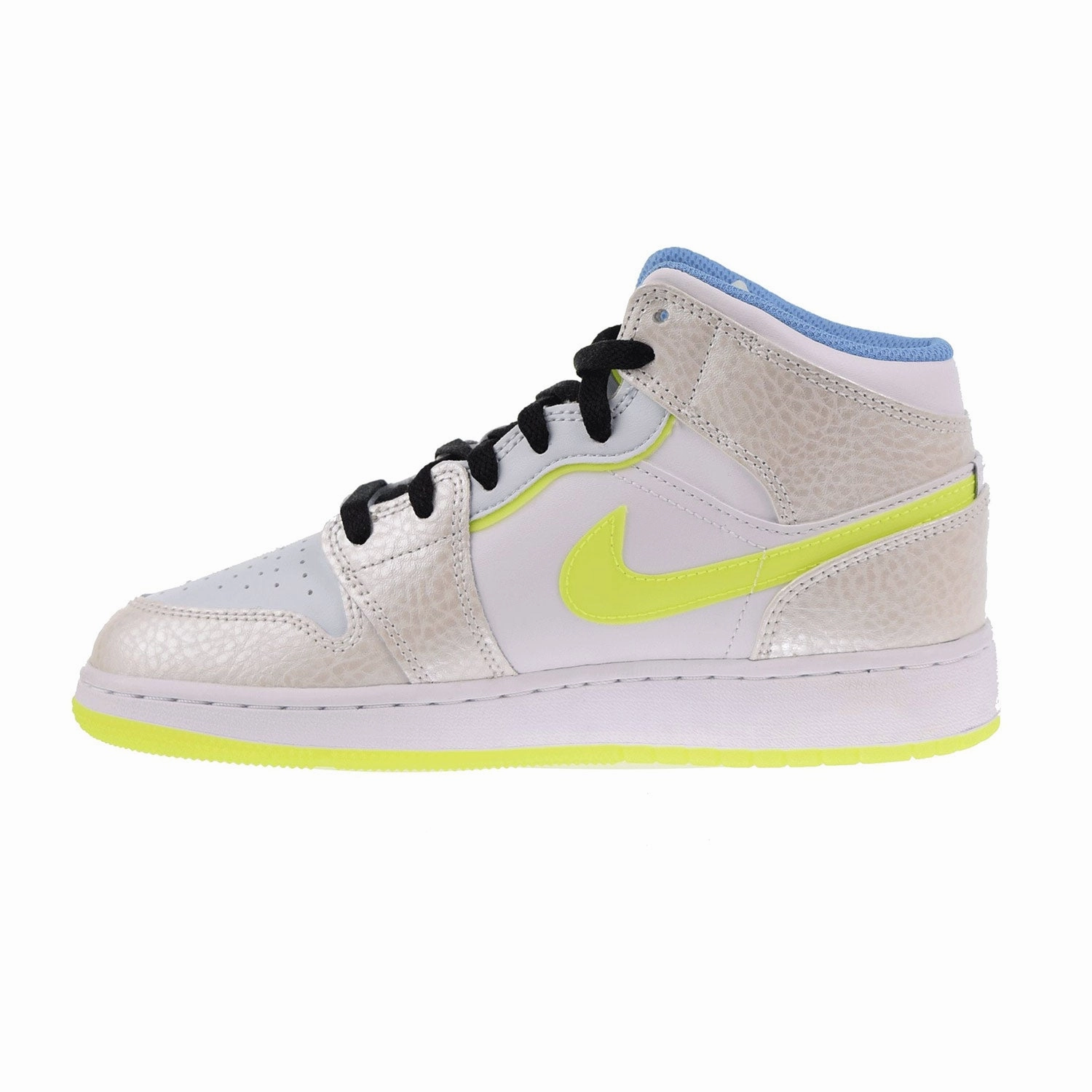 Air Jordan 1 Mid SE (GS) Big Kids' Shoes Platinum Tint-BlueTint Stability Asics Shoes