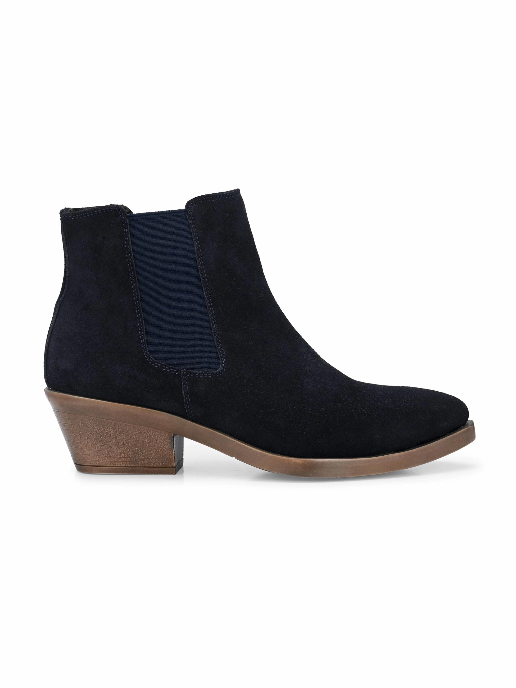 Alexis Women Blue Mid-Top Boots Best Casual Friday Shoes