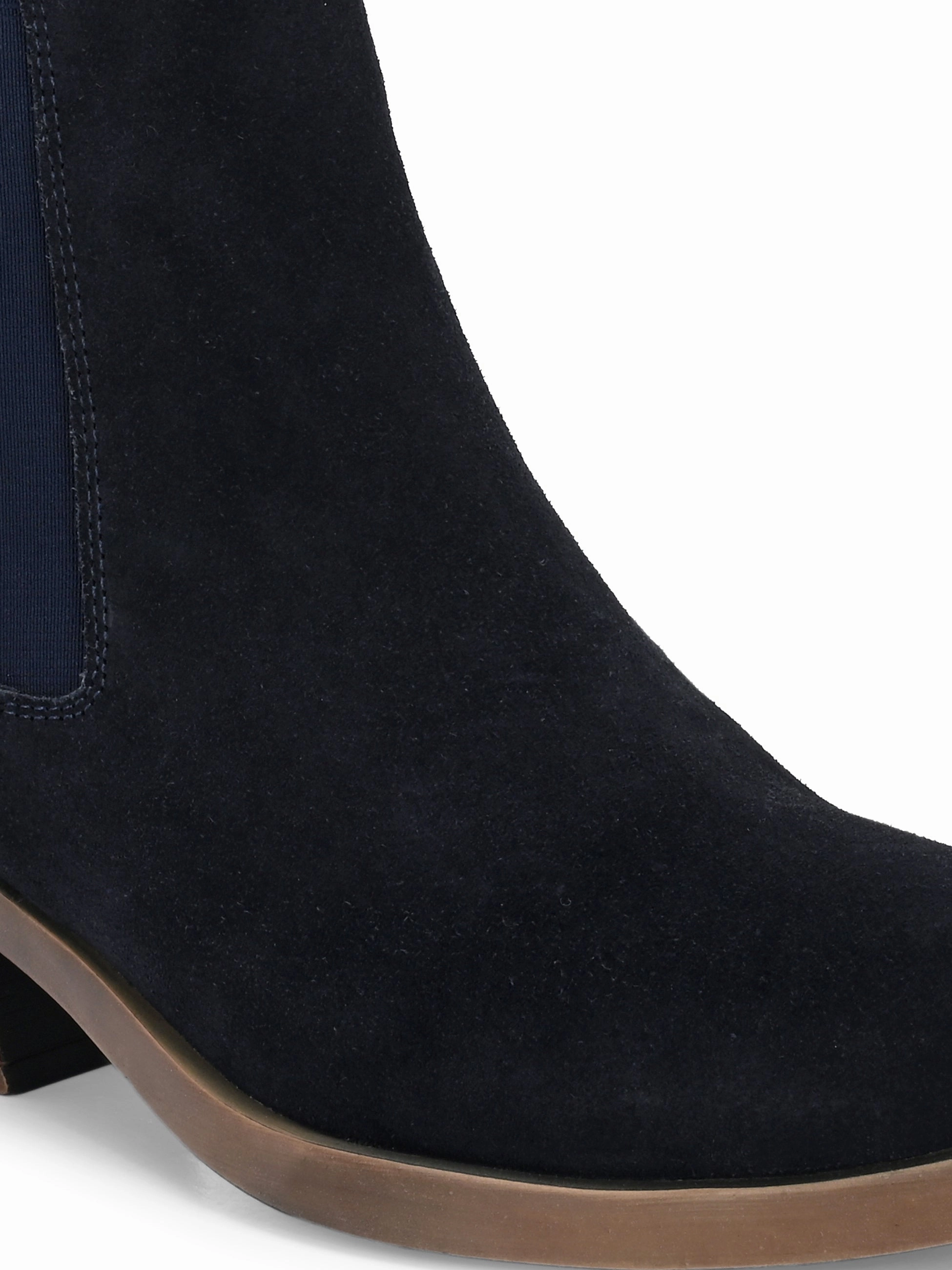 Open Toed Shoes Business Casual Alexis Women Blue Mid-Top Boots