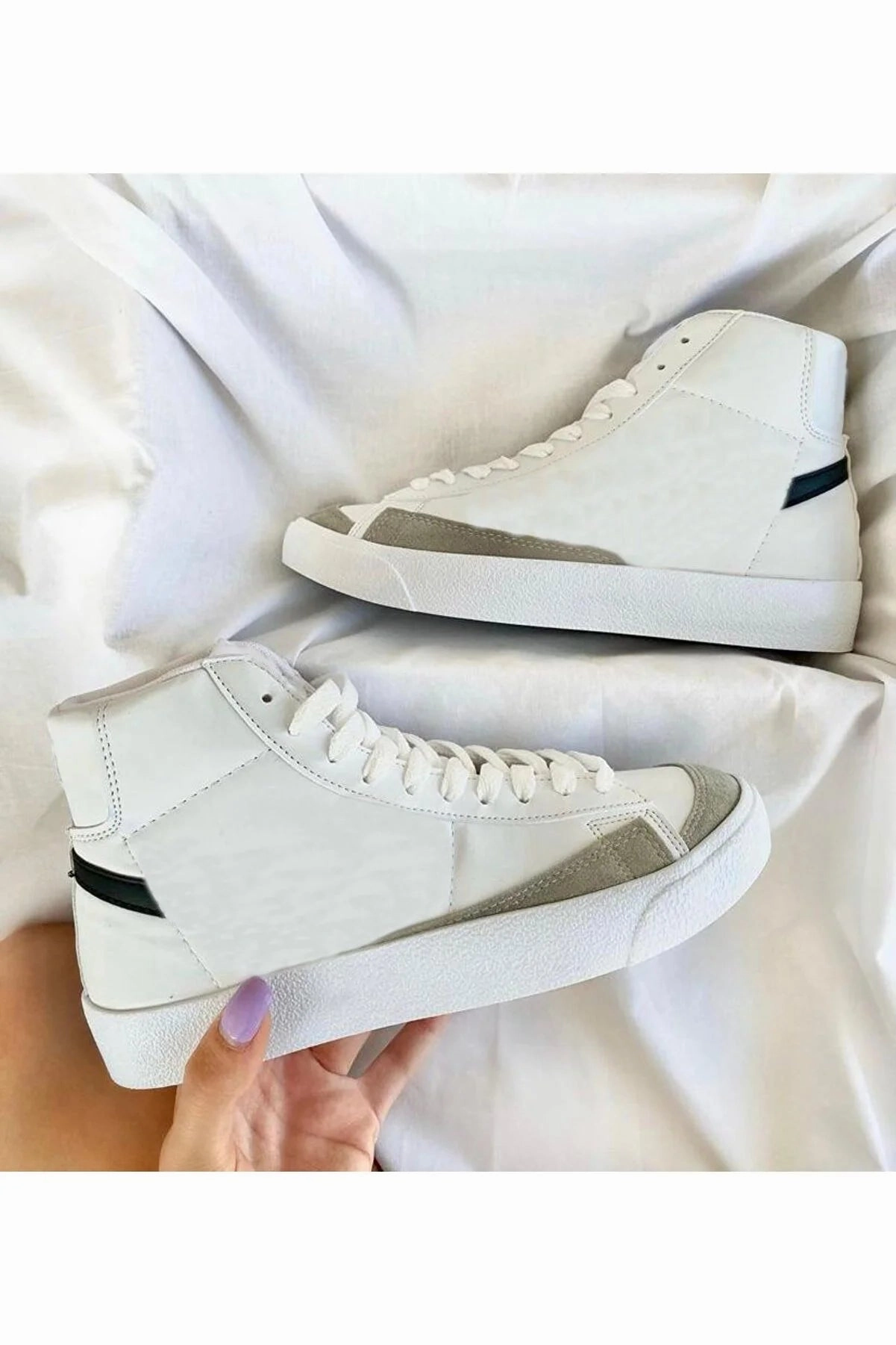 Breaking In New Running Shoes Aleynashoes Women's White Black Nkblaa Sport Shoes