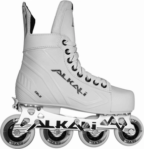 Skate 2002 Alkali Youth Roller Hockey Skates Cele Kids Adjustable White Y11-JR1
