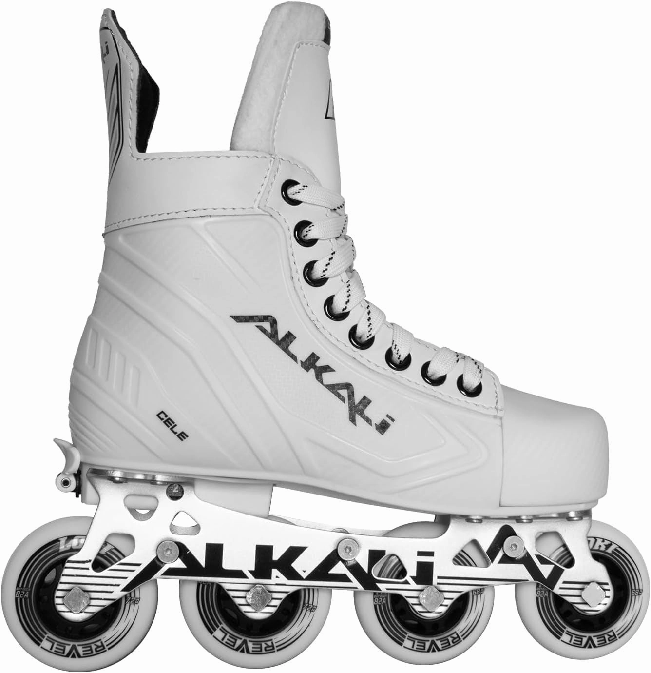 Sale Skate Shoes Alkali Youth Roller Hockey Skates Cele Kids Adjustable White Y11-JR1