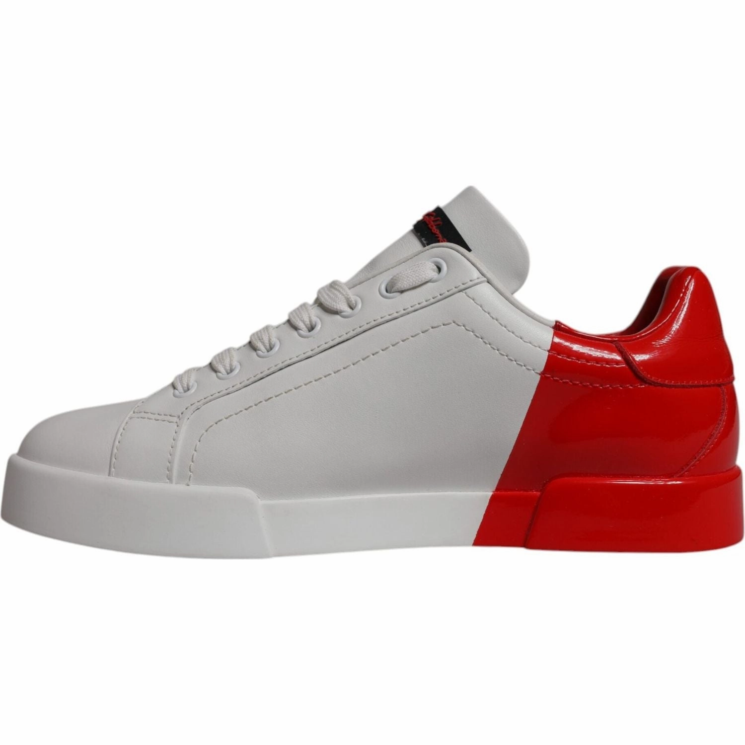 Air Force 1 '07 Split Casual Shoes Dolce & Gabbana White Red Leather Logo Low Top Sneakers Shoes