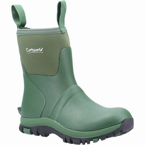 Blaze Neoprene Wellingtons Green Waterproof Shoes Price