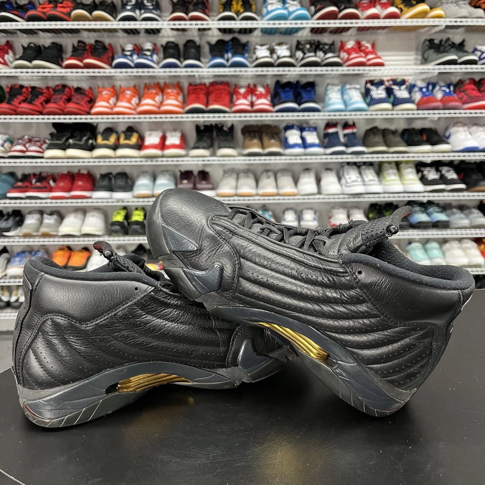 Nike Air Jordan 14 Retro Defining Moments Pack 487471-022 Men's Size 8.5 Asics Sky Elite Ff Mt Volleyball Shoe