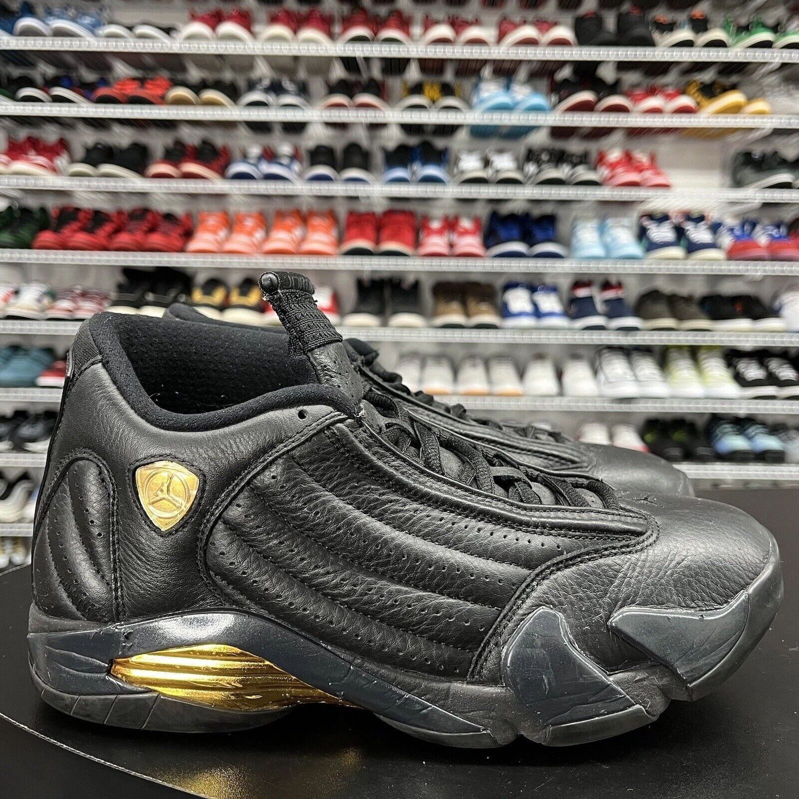 Nike Air Jordan 14 Retro Defining Moments Pack 487471-022 Men's Size 8.5 Asics Special Edition Shoes