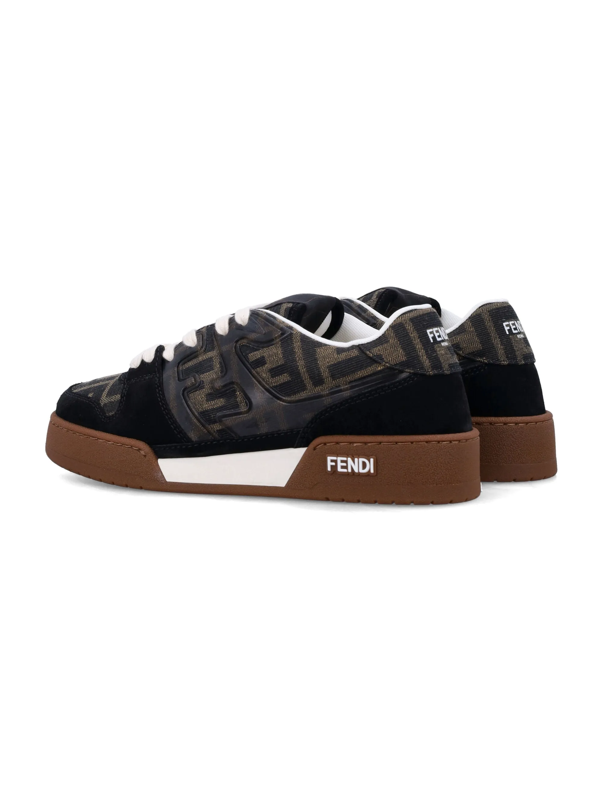 Shoes If You Have Flat Feet FENDI Panelled Monogram Sneakers for Women