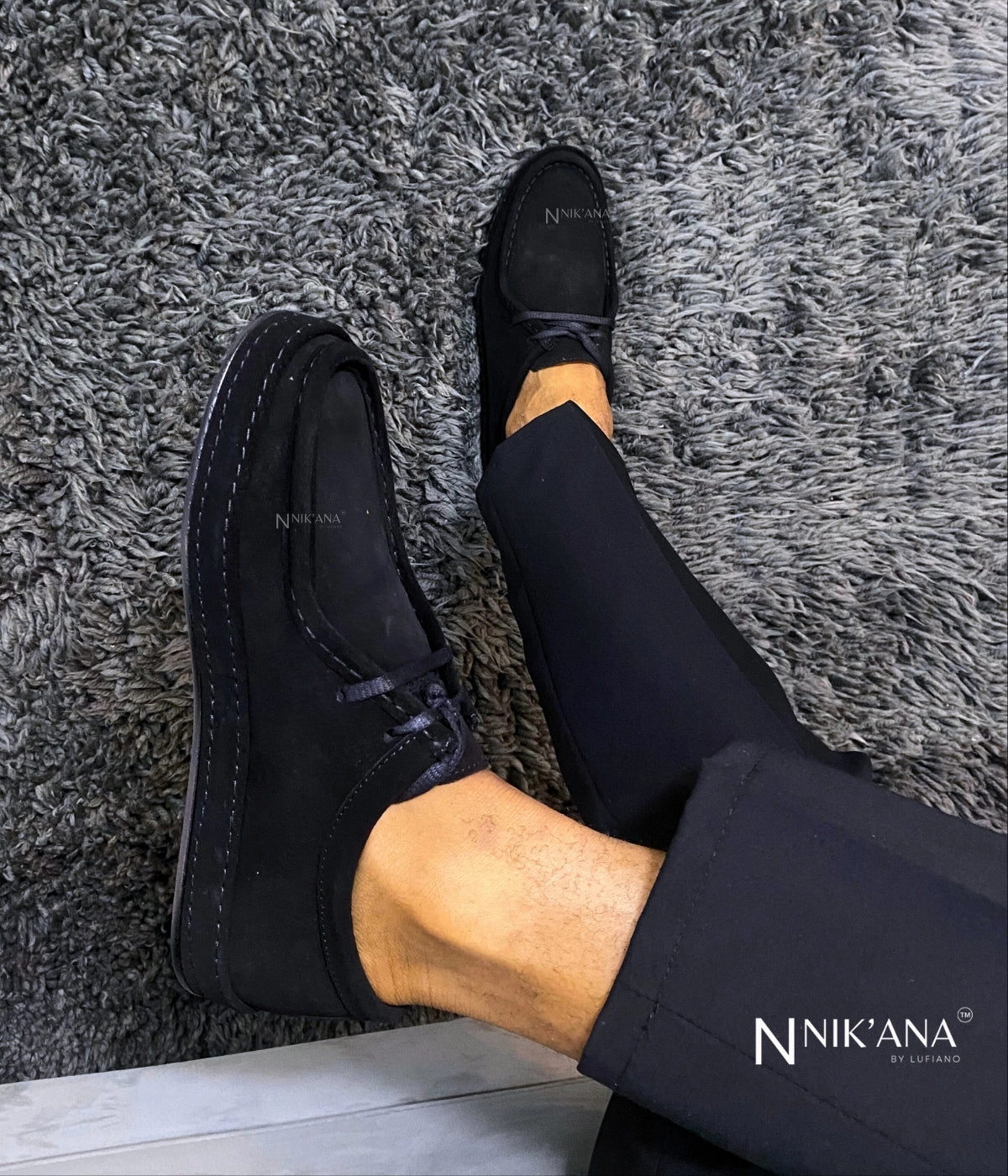 Winter Shoes iLVi070-Lace up: Black