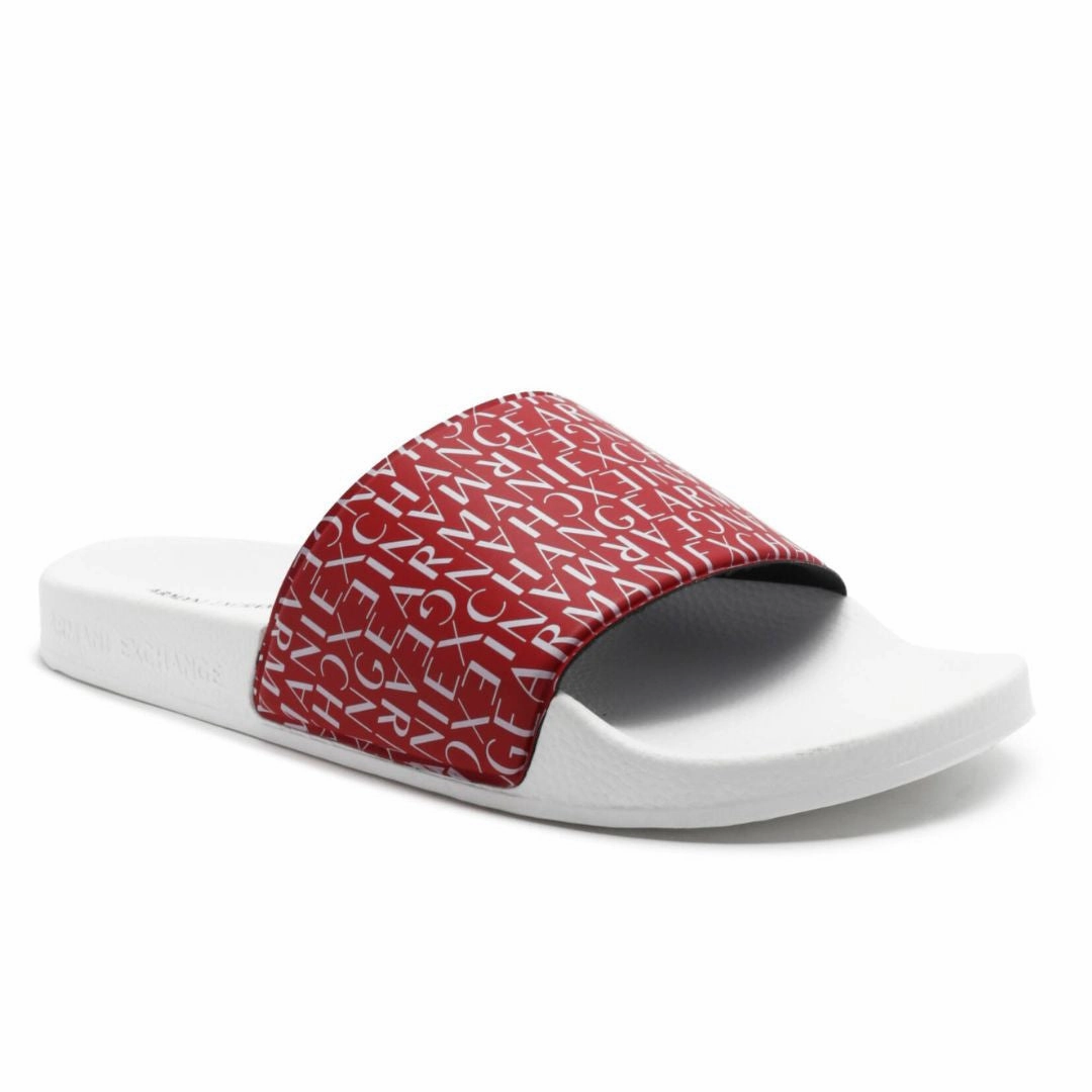 Wholesale Wedge Flip Flops ARMANI EXCHANGE Slippers XUP004-RED