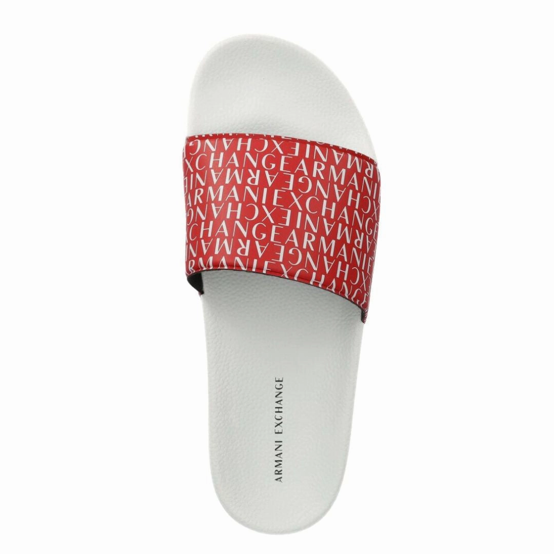 Flip Flops For Swimming Pool ARMANI EXCHANGE Slippers XUP004-RED