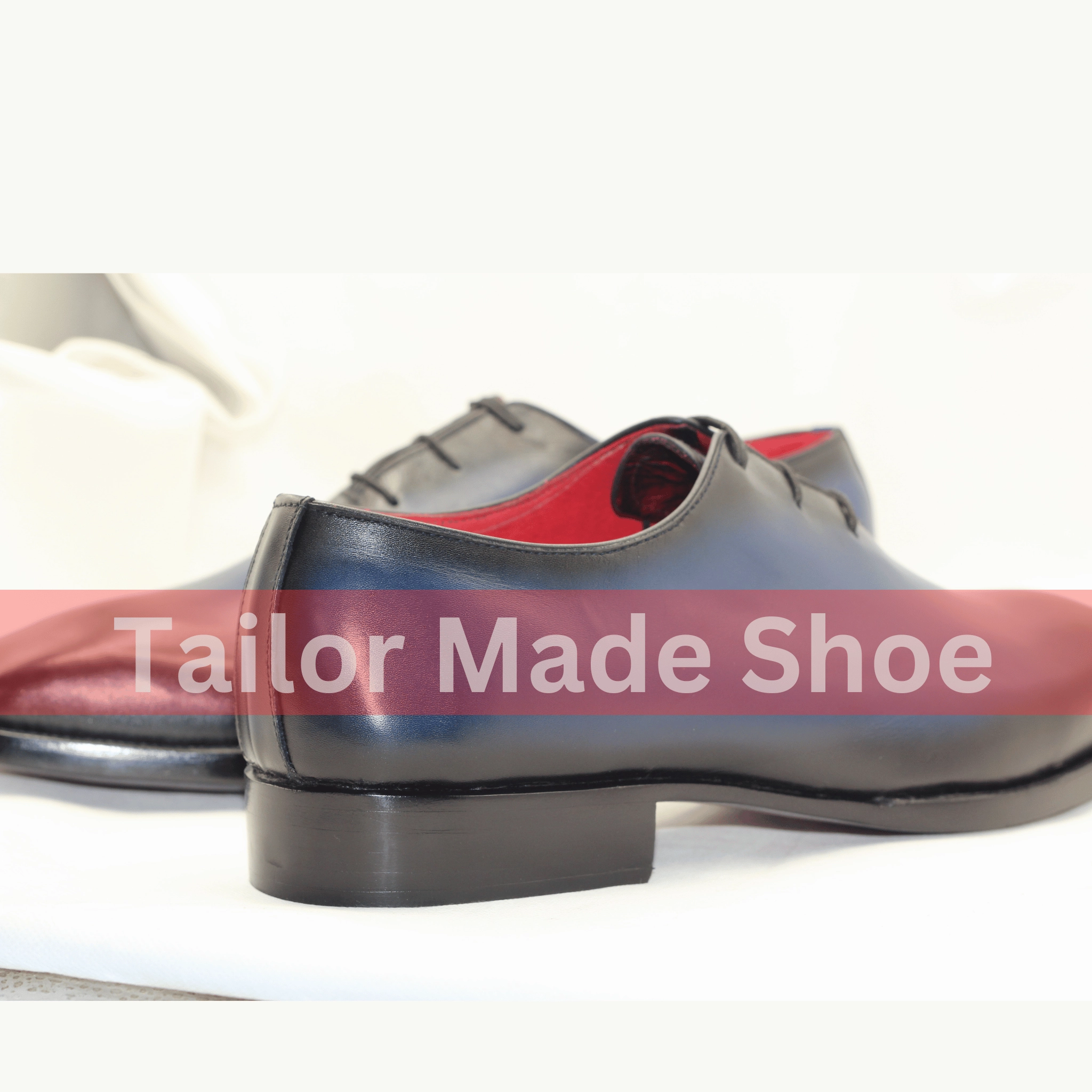 Long Fall Boots Artisan-Crafted Blue Leather Shoes  The Epitome of Sophistication Handcrafted Premium Blue Leather Shoes with Black Finish  Modern Elegance